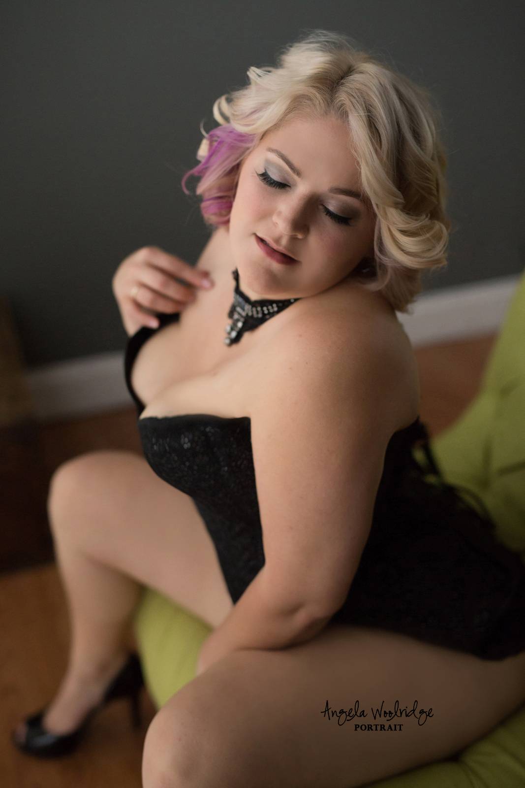 Alluring boudoir photo